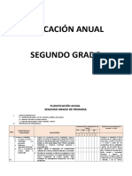 Planificación Anual - 2do Grado