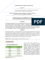 Informe de Extraccion de Alcaloides