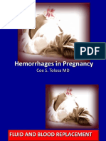 Hemorrhages in Pregnancy