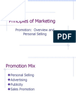 Principles of Marketing: Promotion: Overview and Personal Selling