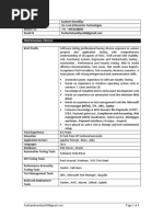 Resume - Sushant Shandilya - 2019