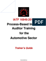 IATF 16949 Trainers Guide Sample