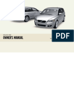 Owner's Manual: Volvo V50 Web Edition