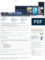 Change Ubuntu Server From DHCP To A Static IP Address - How-To Geek