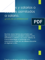 Sueldos y Salarios o Sueldos Asimilados A Salario