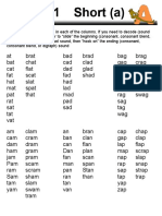 Lesson 1 Rhyming Words (A)