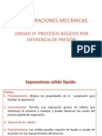 Unidad III. Procesos Regidos Por Diferencia de Presión PDF