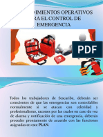 Procedimiento Operativo Control de Emergencia