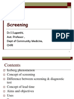 Screening For Disease