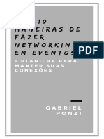 Guia Top 10 Maneiras de Fazer Networking em Eventos & Planilha para Manter Conexões