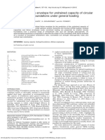 A Generalised Failure Envelope For Undrained Capacity of Circular Shallow Foundations Under General Loading