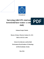 Surveying With GPS, Total Station and Terresterial Laser Scaner: A Comparative Study