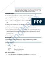 Salesforce Sample Resume 3