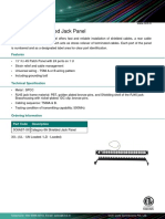 Category 6A Shielded Jack Panel