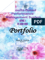 Results-Based Performance Management System: (RPMS) SY-2018-2019