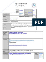 RDFZ Chaoyang Branch School: A Level Centre (ALC) Lesson Plan