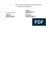 Deforestation Management System Using Force and Sound