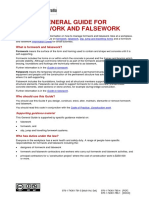 General Guide For Formwork and Falsework