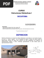 UNIDAD 3 Diseno - BOCATOMA cONCEPTOS PDF