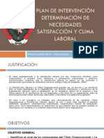 Plan de Intervencion de Evaluacion de Desempeño