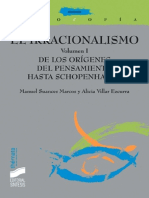 El Irracionalismo. Vol. I - Manuel Suances Marcos & Alicia Villar Escurra PDF