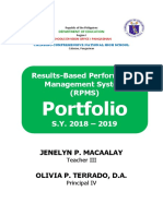 Portfolio: Results-Based Performance Management System (RPMS)