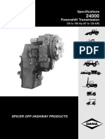 Specifications Powershift Transmission: Spicer Off-Highway Products