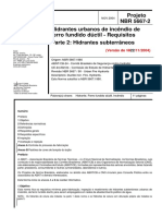 NBR 05667-2 - 2004 - Hidrantes Urbanos de Incêndio de Ferro Fundido Dúctil