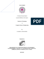 Fog Screen: A Technical Seminar Report in Partial Fulfillment of The Degree