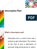 Descriptive Text