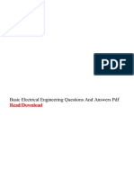 Basic Electrical Engineering Questions and Answers PDF Basic Electrical Engineering Questions and Answers Google Search Download As PDF File PDF