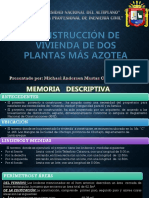 Construcción de Vivienda de Dos Plantas Más Azotea