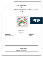 Case Assignment ON National Treatment, Agriculture, and The Korea Beef Case