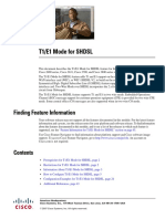 t1 - E1 Mode For SHDSL