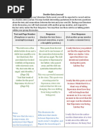 Double Entry Journal 1