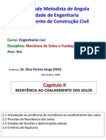 Apresentação Silva - Tema II RESISTÊNCIA AO CISALHAMENTO DOS SOLOS PDF