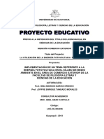 La Utilización de La Energía Fotovoltaica en El Ecuador PDF