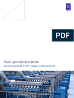 Power Generation Solutions: Involvement at Every Stage of The Project