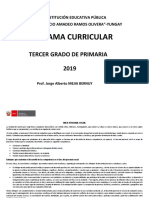 Programa Curricular Primaria 3 Grado Iaro Con Quechua