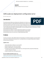 SSRS Scale-Out Deployment Configuration Error - Jonas Widriksson