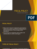 Fiscal Policy