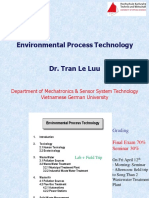 Environmental Process Technology Dr. Tran Le Luu