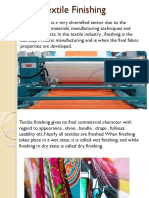 Advancement in Textile Finishing