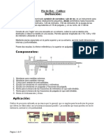 Metrologia-Pie de Rey y Micrometro