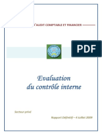 Evaluation Controle Interne PDF