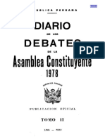 Constitución Perú 1979 - Diario de Debates - Tomo II