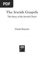 Daniel Boyarin The Jewish Gospels The ST PDF