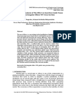 Performance Analysis of The Effect On Insertion Guide Vanes For Rectangular Elbow 90 Cross Section