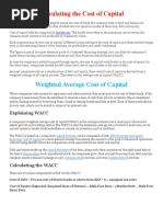 Calculating The Cost of Capital