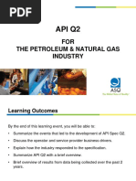 QMS-4 Api Q2 For The Petroleum Natural Gas Industry - Bryan Wollam PDF